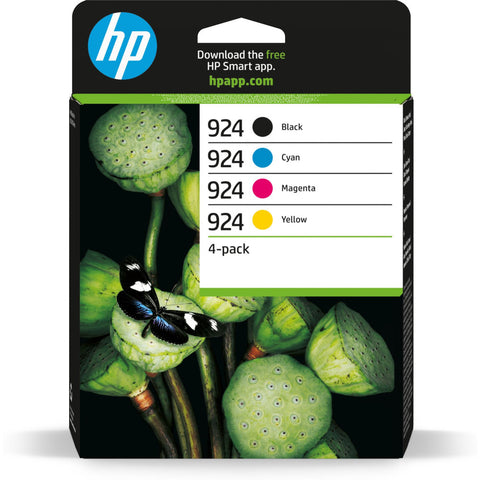 HP Druckerpatrone 924 Multipack - Original 4 Farben CMYK - Für HP Officejet Pro 8120 & 8130