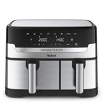 TEFAL EY905D Easy Fry&Grill Doppel-Heißluftfritteuse mit 8,3L Doppelkammer