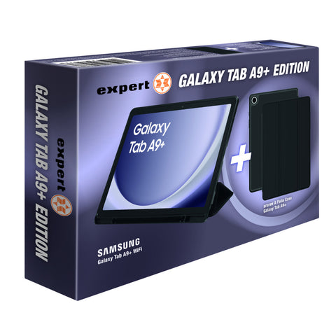 Samsung Galaxy Tab A9+ WiFi Graphite Bundle - Großes Display, starker Prozessor & Spaß für die ganze Familie