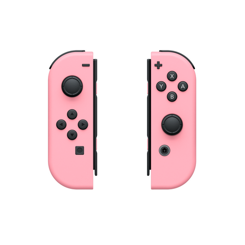 Nintendo Switch Controller Joy-Con 2er-Set, Pastell-Rosa, Princess Peach Design - Doppeltes Spielspaß & leicht anbringbar