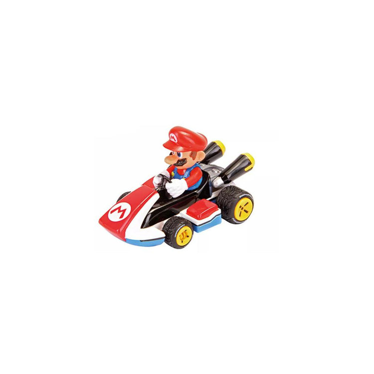 Carrera Mario Kart 8 - Mario Modellauto | 1:43 Maßstab, Pull-Back-Funktion