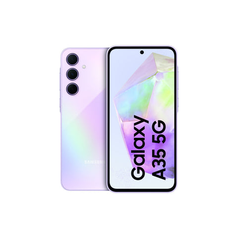 Samsung Galaxy A35 5G 128GB Awesome Lilac Smartphone - Triple-Kamera, 6GB RAM, WiFi 6