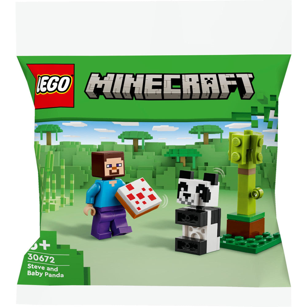 LEGO Minecraft Set: Steve mit Baby-Panda - Fantastisches Spielzeug für Minecraft-Fans