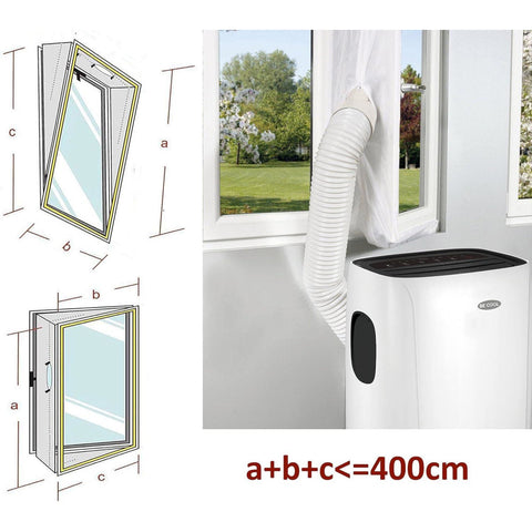 BECOOL Window Kit BCO1AIRSTPFE - Energiesparende Klimagerät Montagelösung