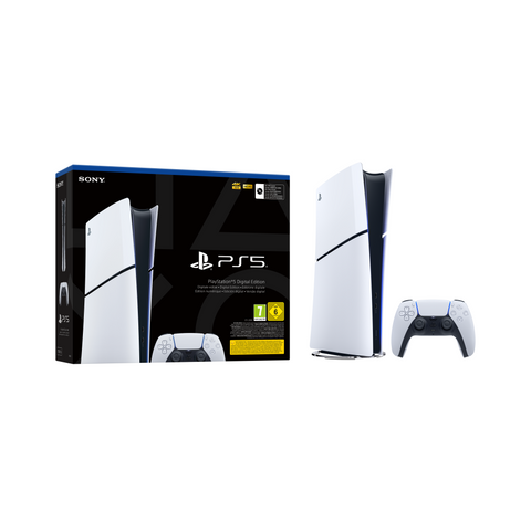 Sony PlayStation 5 Digital Edition Slim - 4K Gaming, HDR, Raytracing