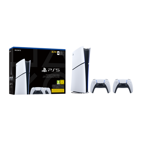 Sony PlayStation 5 Digital Edition + 2 DualSense Controller Bundle