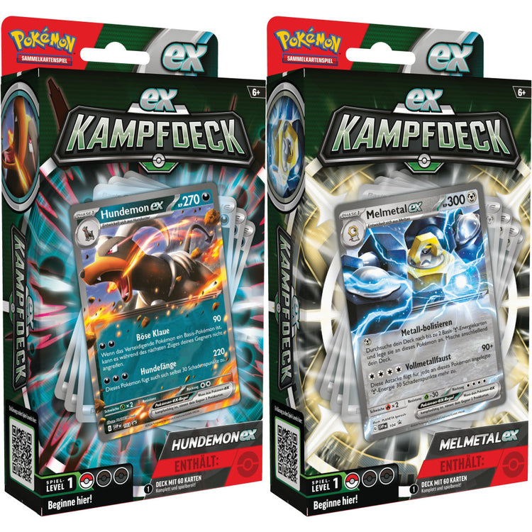 Pokémon Kampfdeck Hundemon-ex/Melmetal-ex - Sammelkartenspiel