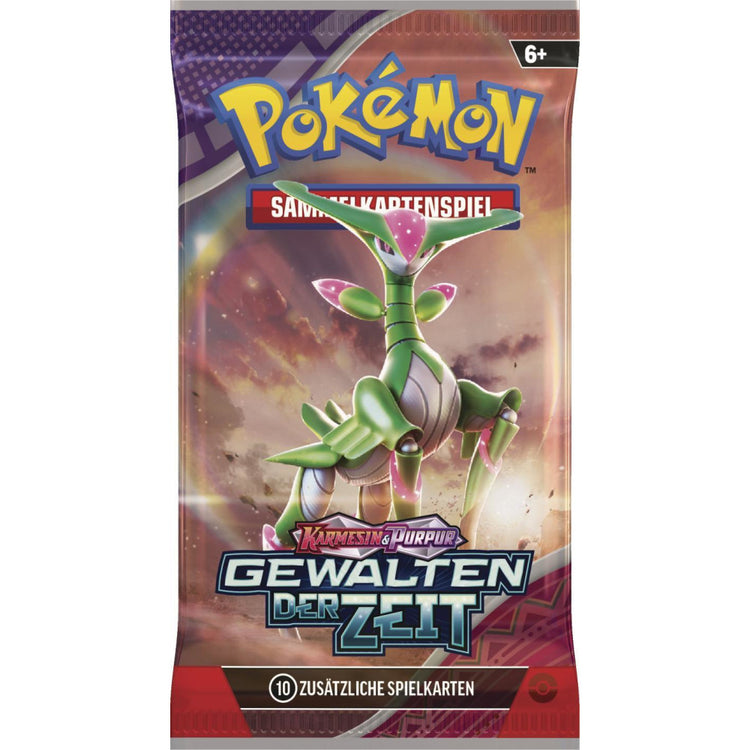 Pokémon KP05 Gewalten der Zeit Boosterpack - 10 zufällige Karten - Code für Online-Boosterpack