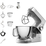 KENWOOD Küchenmaschine KVC85.314SI Titanium Chef Baker - Leistungsstarke 1.200 Watt, EasyWeigh-Waage & Timer