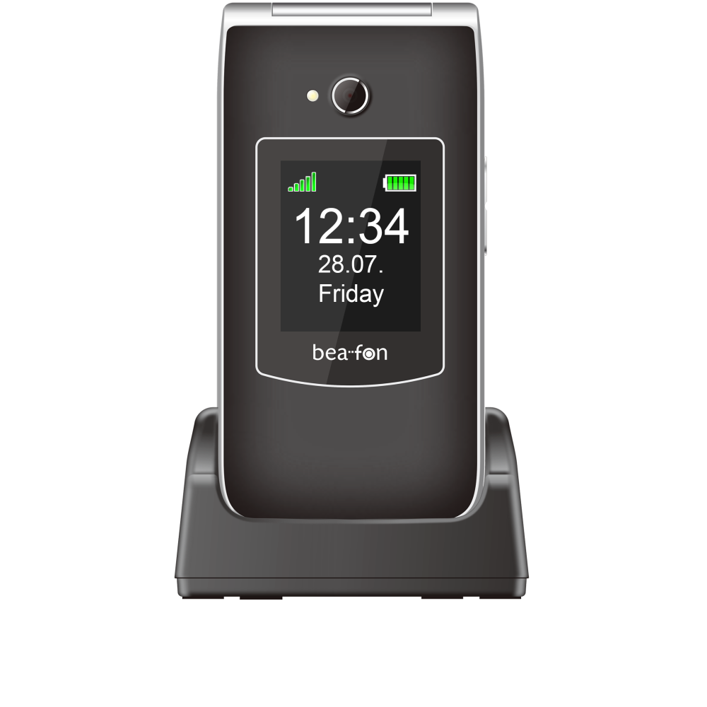 Beafon SL 645 Silber Handy - XXL Display, 3.0 MP Kamera, Fotokontaktanzeige