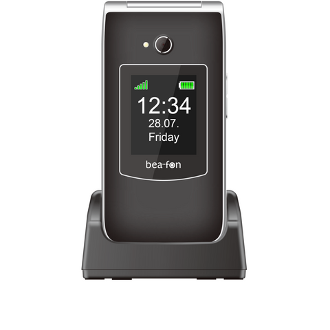 Beafon SL 645 Silber Handy - XXL Display, 3.0 MP Kamera, Fotokontaktanzeige