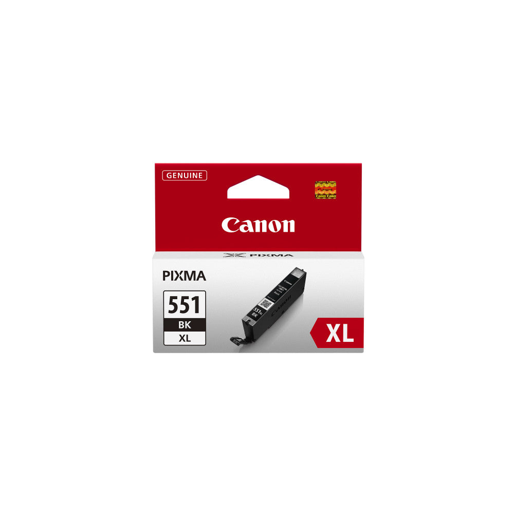 CANON CLI-551XL BK: Original Schwarz Druckerpatrone - 11 ml - 4405-5530 Seiten - Top Qualität