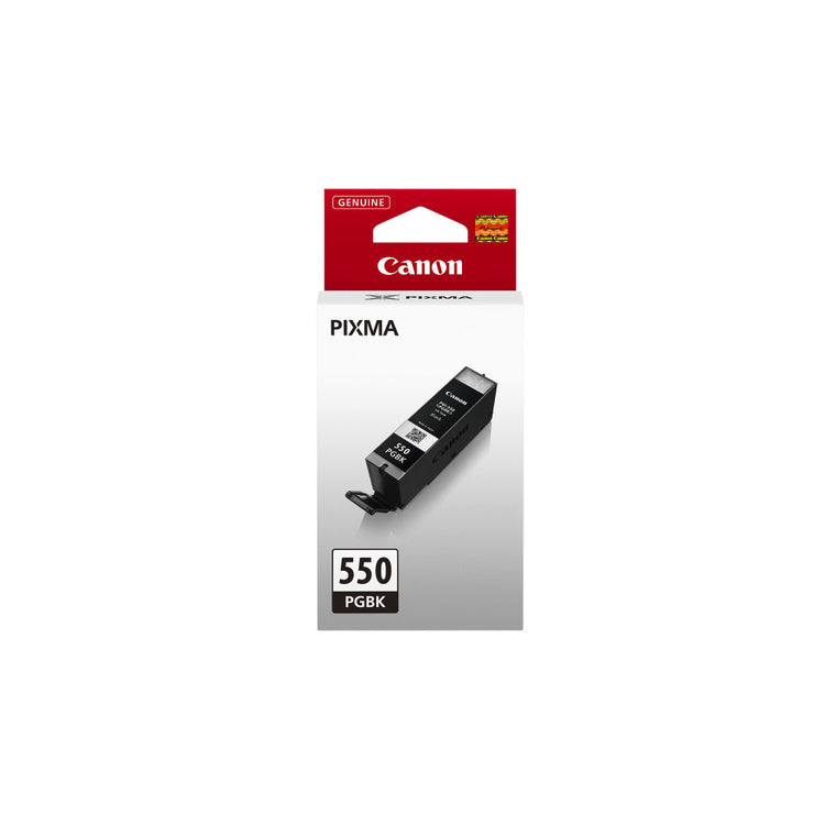 Canon PGI-550 PGBK Schwarz Druckerpatrone - Hohe Qualität & 300-375 Seiten - 15 ml Tinte