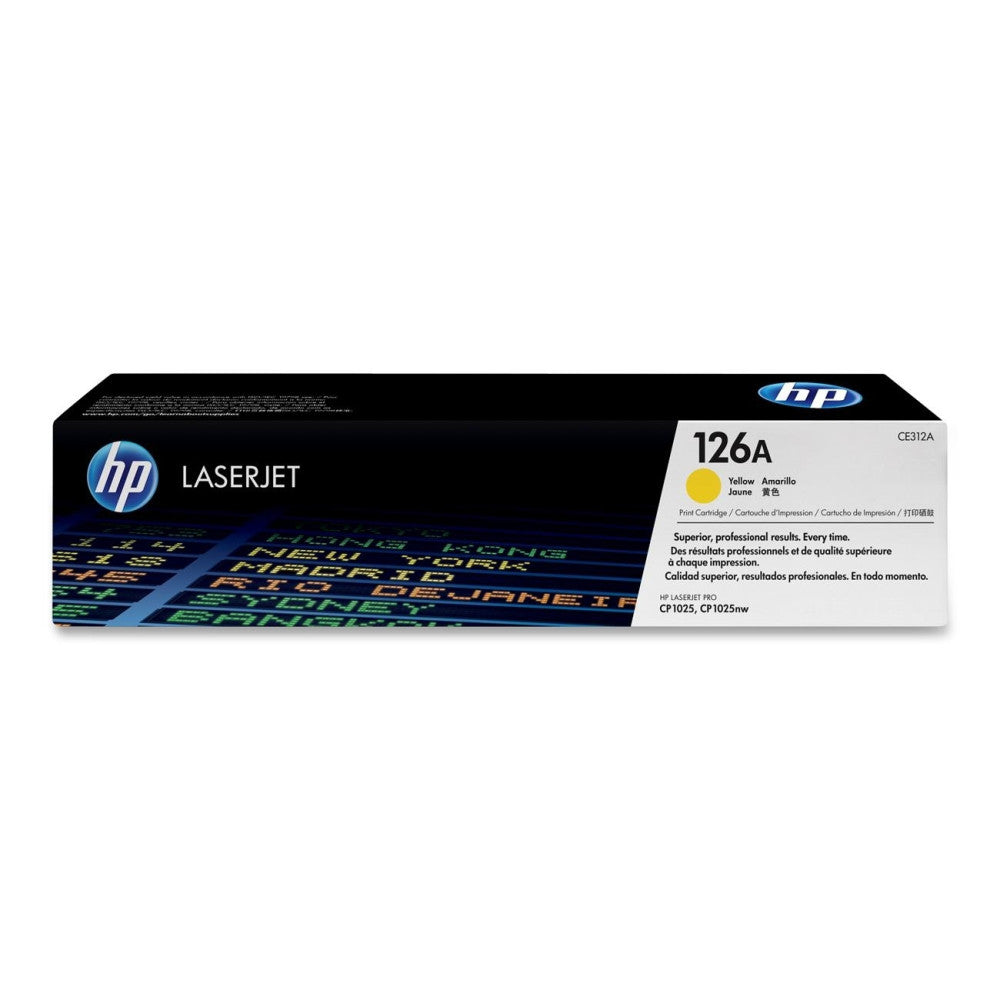 HP 126A gelb Toner - Brillante Druckqualität für bis zu 1000 Seiten