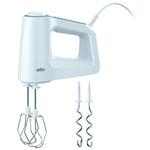 BRAUN Handmixer MultiMix 3 HM 3100 - 500 Watt, 5 Geschwindigkeitsstufen, EasyClick / Soft-Griff