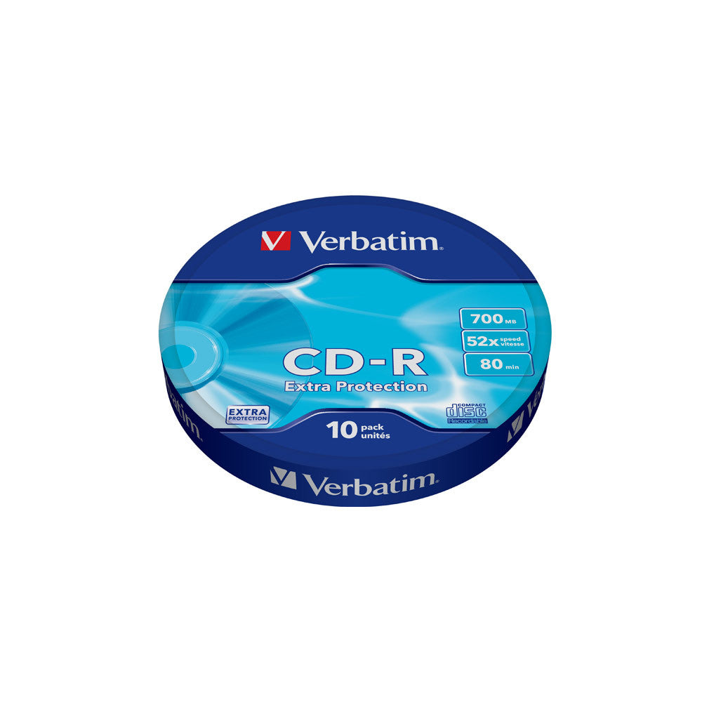 Verbatim CD-R 700MB 52x 10er-Pack - Zuverlässige Datenarchivierung