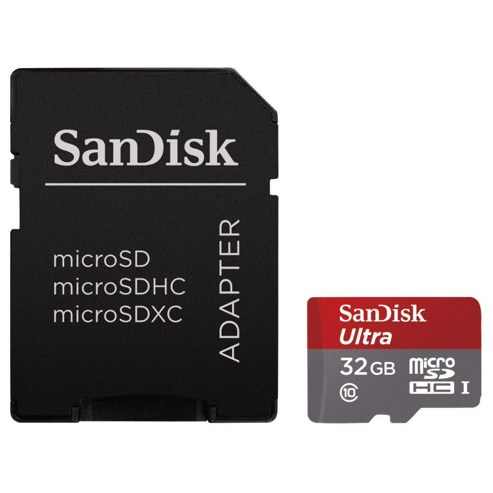 SanDisk microSDHC Ultra 32GB Class 10 (139731) - Hohe Geschwindigkeit und Kapazität