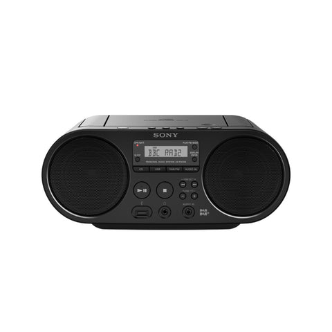 SONY ZS-PS55B Radiorekorder mit CD-Spieler - Wiedergabe von CDs, MP3s und WMAs