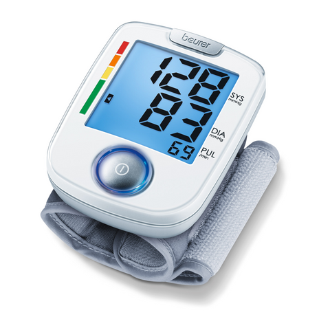 BEURER BC 44 Handgelenk-Blutdruckmessgerät | Vollautomatische Messung | Blaues Display | Schnelle Ergebnisse
