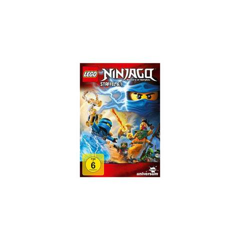 DVD Lego Ninjago - Staffel 6.1: Kinderfilm aus Dänemark, FSK 6, 110 Min, Trickfilm