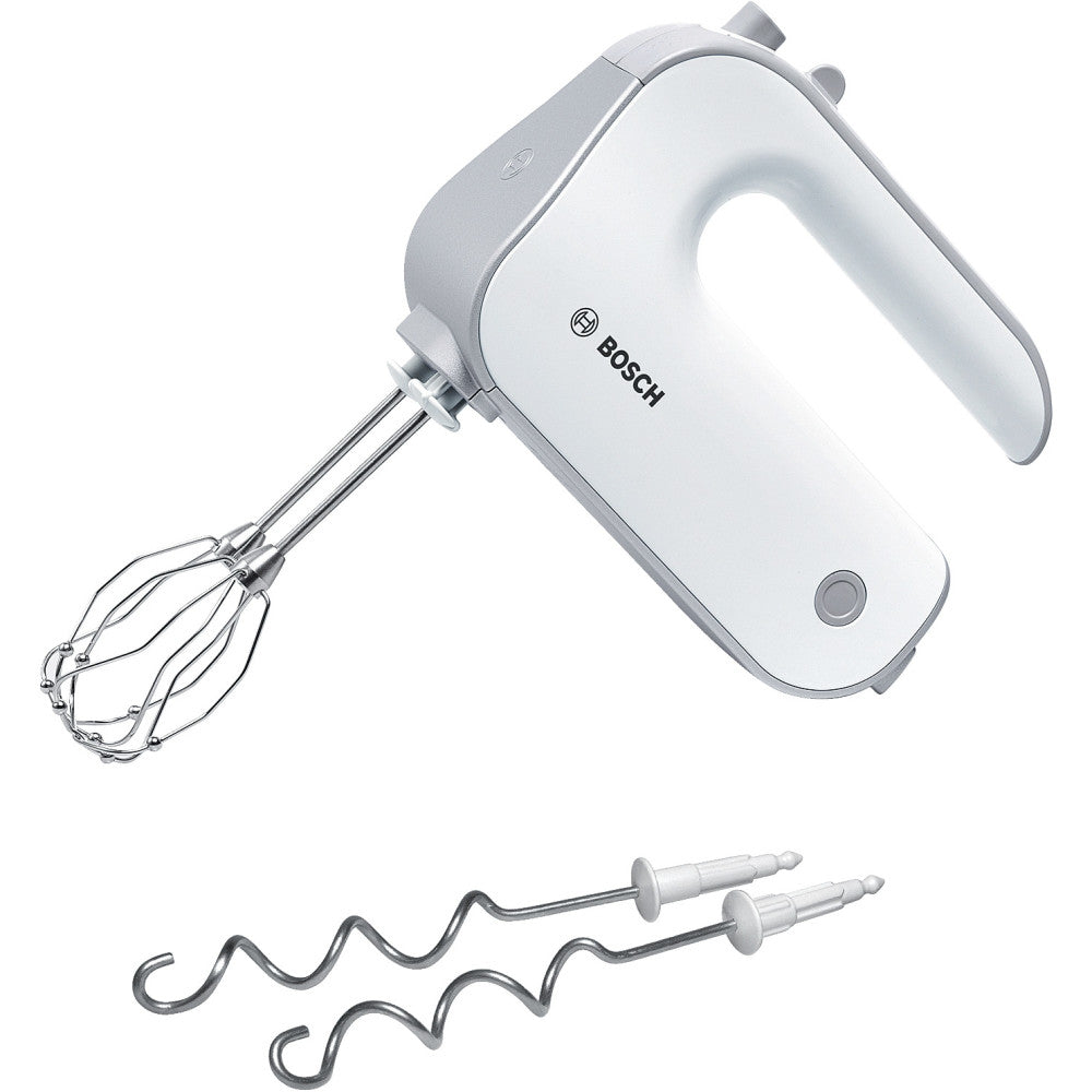 Bosch Handmixer Styline MFQ4030 weiß/silber – Kraftvoll & vielseitig mit 500 Watt Motor