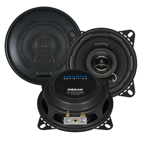 CRUNCH DSX-42 Auto Lautsprecher: Kraftvoller Sound, kompakte Bauweise