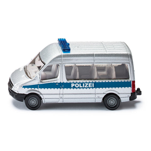 SIKU Modellauto Polizeibus 0804 - Detailgetreues Polizei Modell 1:87