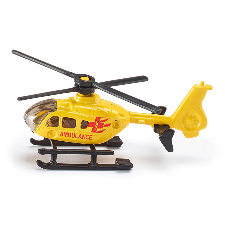 SIKU Rettungshubschrauber 0856 im Maßstab 1:87 - Detailgetreues Modell für kreative Spielstunden