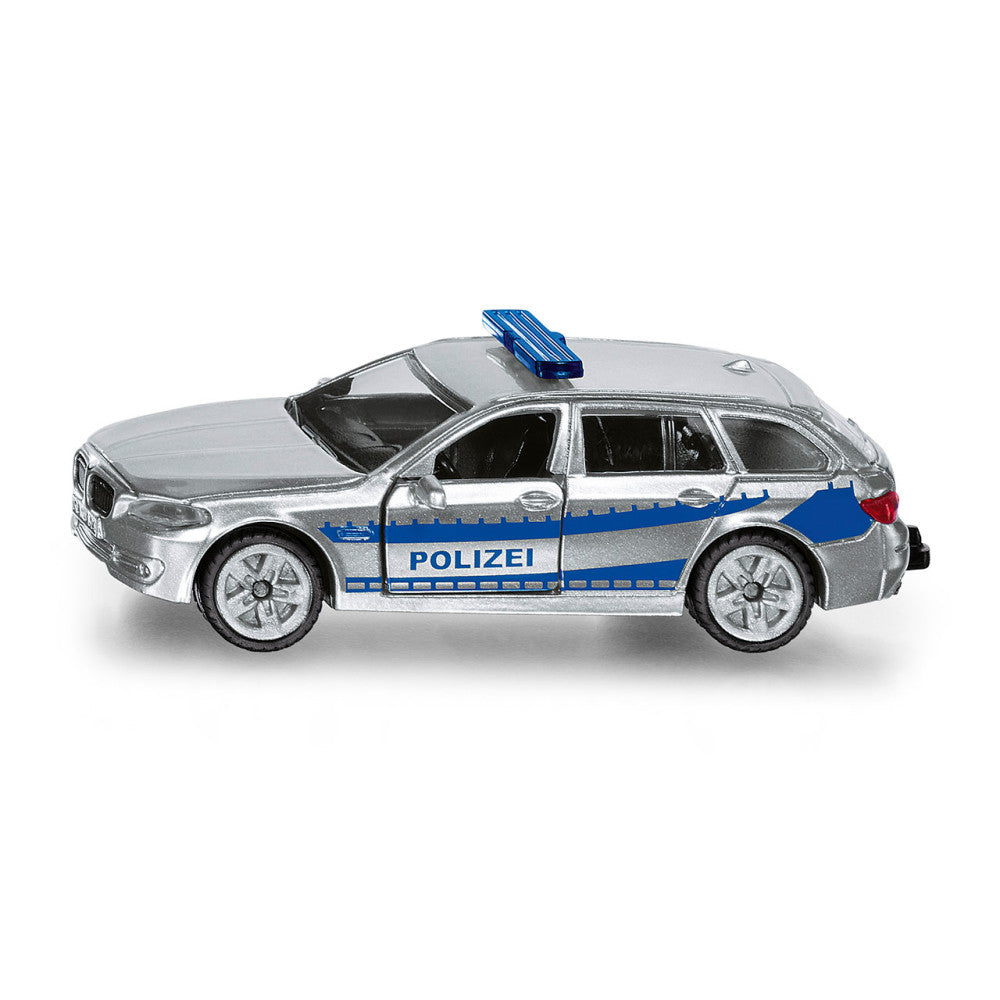 Modellauto Streifenwagen 1401 - BMW 5er Touring Basis, Blaulicht-Balken, Polizei-Schriftzug