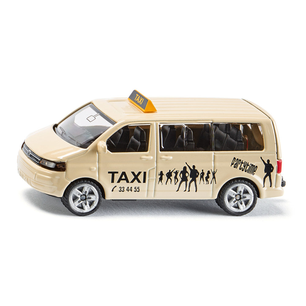 SIKU Modellauto Großraumtaxi 1360 - Maßstab 1:55, Detailreiches Design, Modellsammlung Ergänzung