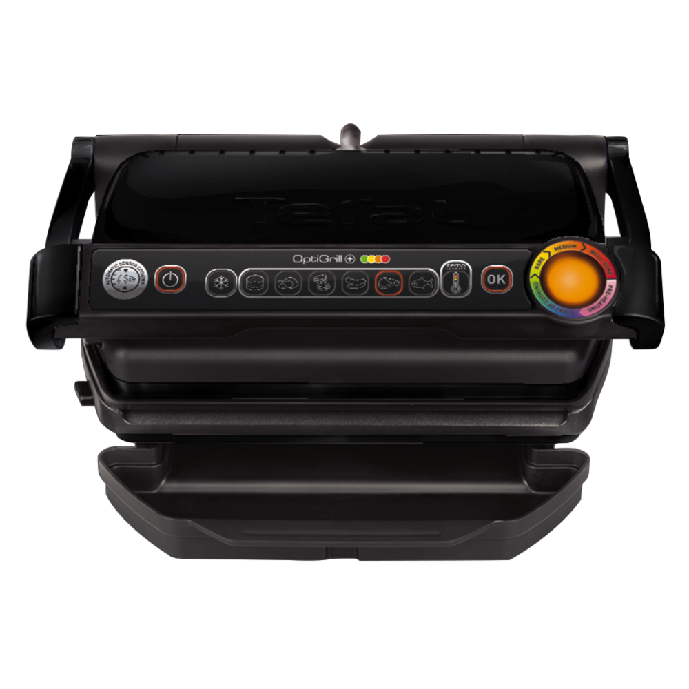 TEFAL Optigrill+ GC7128 Kontaktgrill - Perfekte Grillergebnisse | 2000 W, 6 Programme, Automatikfunktion