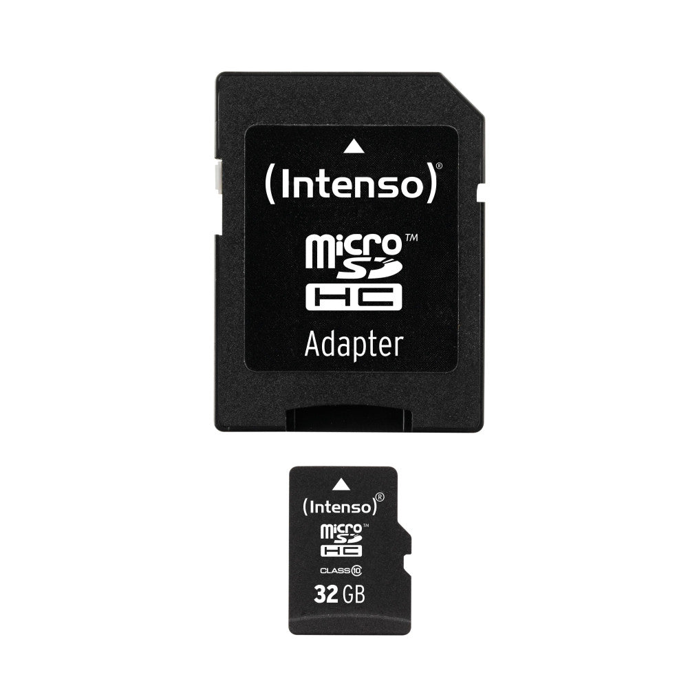 Intenso Micro SDHC Card 32 GB Class 10 - Zuverlässiger Speicher für Kameras und Smartphones