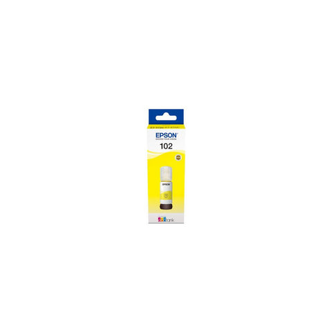 Epson C13T03R440 EcoTank Gelb (102) Tintenflasche - Originalpatrone mit 70 ml Inhalt
