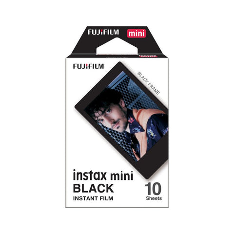 FUJIFILM instax mini Film Black Frame - Sofortbildkamera Film (10 Bilder)
